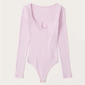 Abercrombie cotton rib bodysuit S